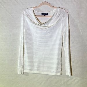 White lightweight sweater